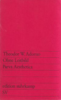 Adorno, Ohne Leitbild. (Umschlag)
