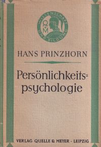 Prinzhorn, Persönlichkeitspsychologie. (Umschlag)